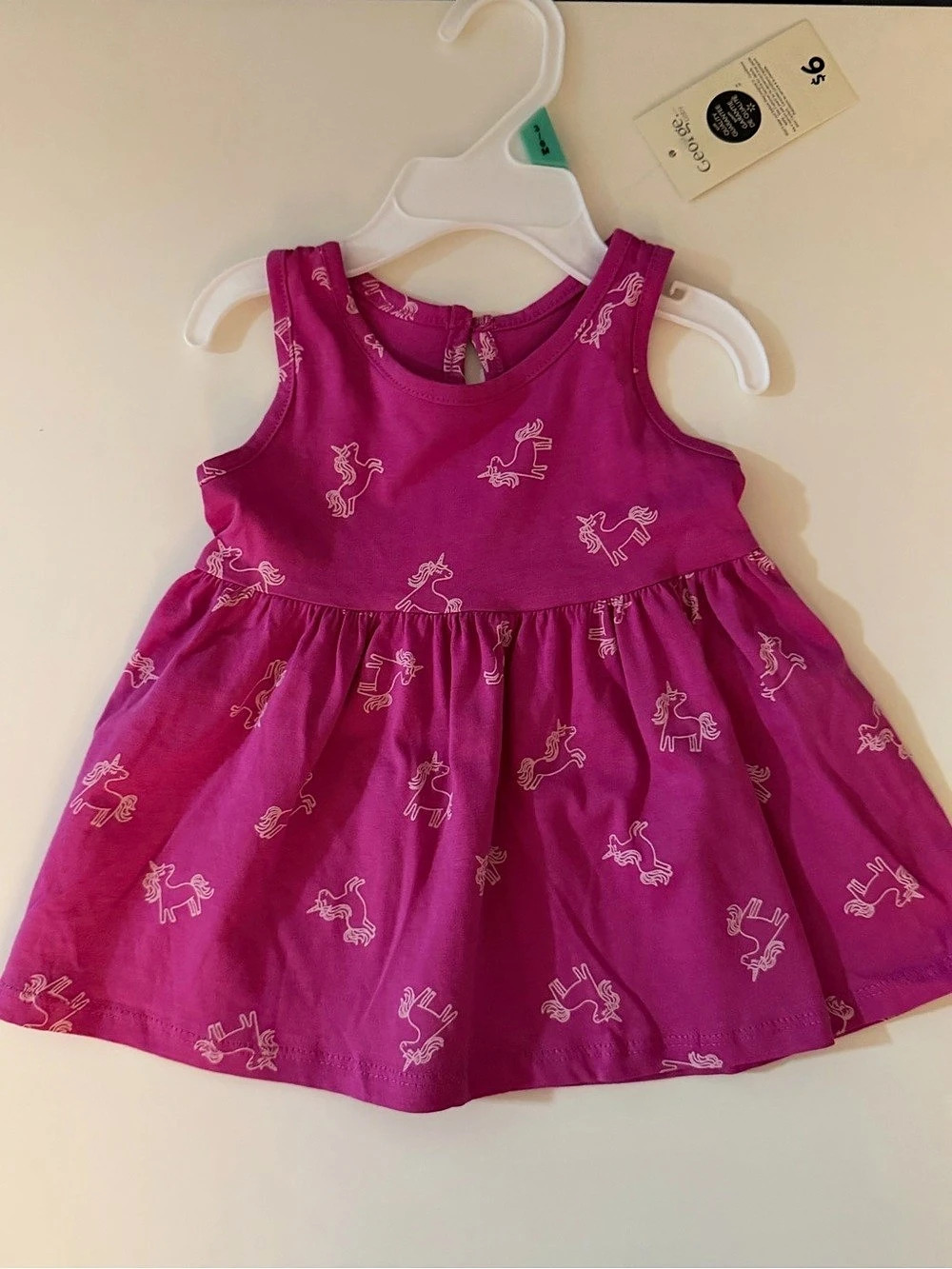 George Girls Pink Animal Print Dress